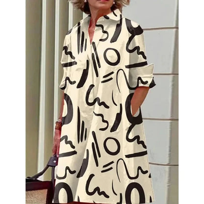 Plus Size Plus Size Women's Loose Dress Cross-Border Summer New Style Fashionable Polyester Fiber Material Big Code Women's C... Good Vibrations