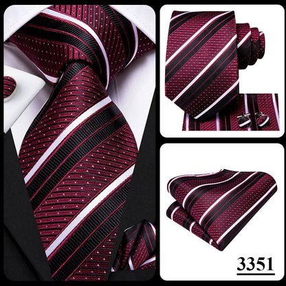 Hi-Tie Blue Business Solid 100% Silk Men's Tie NeckTie 8.5cm Ties for Men Formal Luxury Wedding High Quality Gravata Good Vibrations