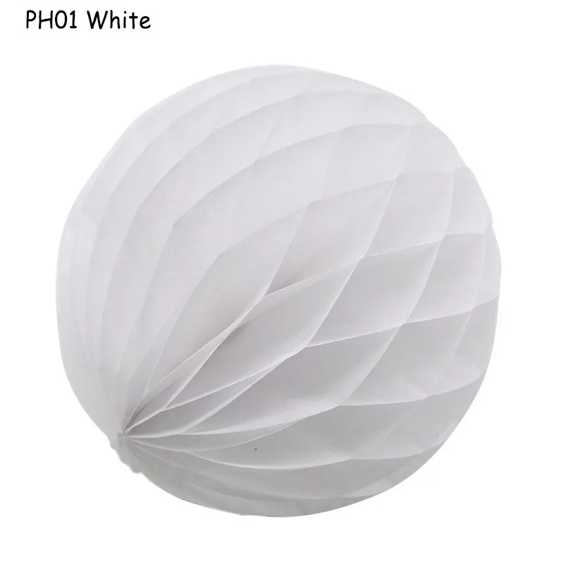 5pcs/lot 10/15cm Decorative Paper Honeycomb Ball Pastel Flower Wedding Kid Birthday Party Decoration Baby Shower Supplies8Z Good Vibrations