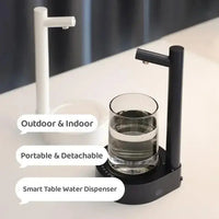 Portable Desktop Electric Water Dispenser Bottle Pump Barreled with USB Charging Automatically Drink for Home Office Outdoor Good Vibrations