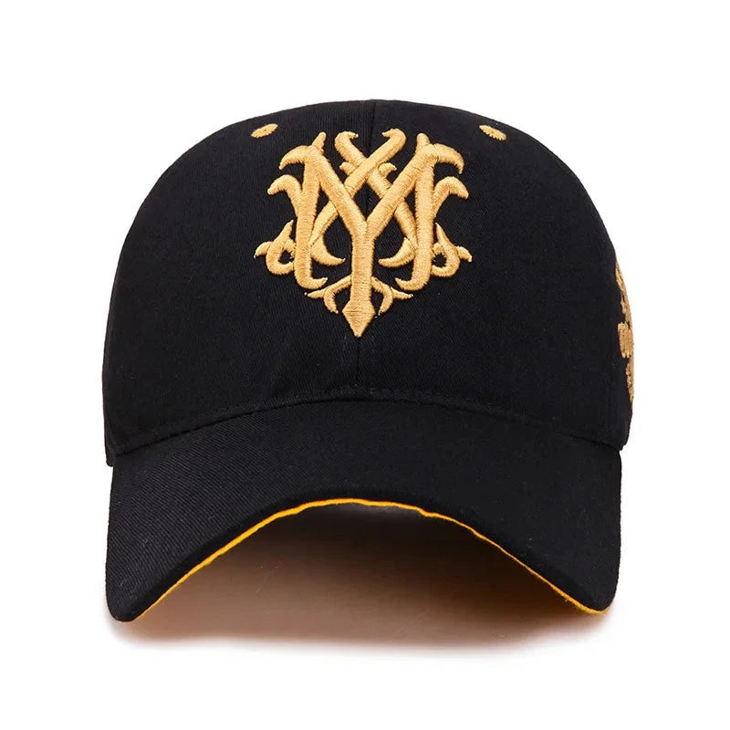 Totem Embroidered Baseball Cap Fashion Men Women Caps Spring And Summer Snapback Hip Hop Hat Adjustable Flame Sun Shading Hats Good Vibrations