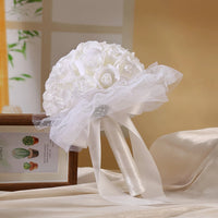 1pc bouquet of artificial hand bouquets, love, beautiful creative pearl design, suitable for the wedding bride and groom, weddin Good Vibrations