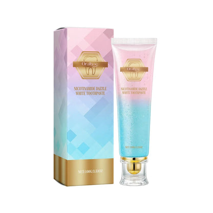 Nicotinamide Teeth Brightening Toothpaste Fresh Breath Deeply Cleaning Hygiene Removing Plaque Stains Oral Care Toothpastes 100g Good Vibrations