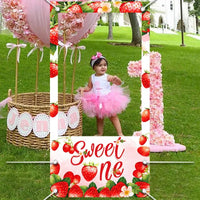 Strawberry Photo Booth Photo Frame Props Suitable For Birthday Party Photography Children's Birthday Party Decoration Good Vibrations