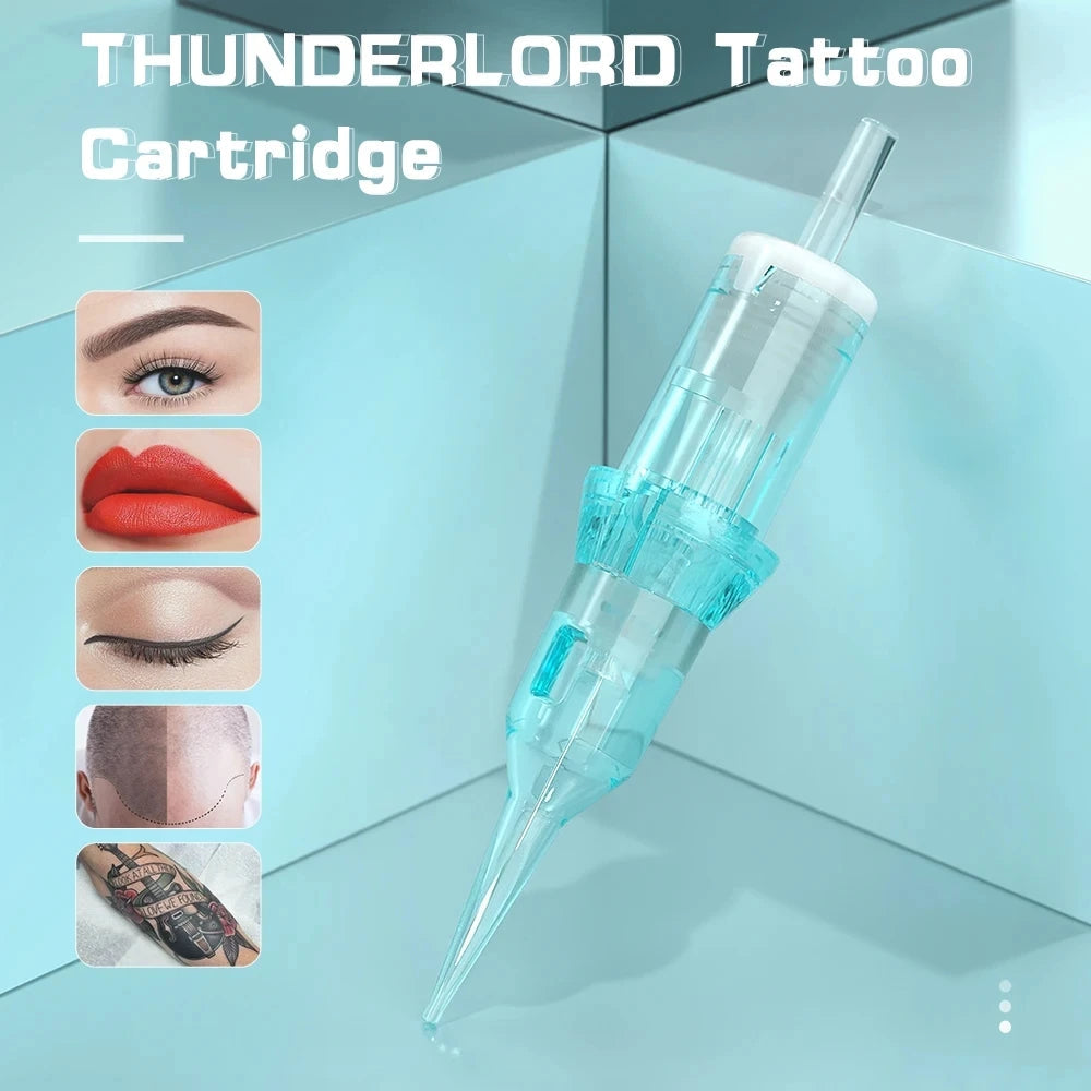 New Thunderlord Power Tattoo Needle Liner Shader Permanent Makeup Tattoo Cartridge RS MG U For Universal Tattoo Machine Pen Good Vibrations