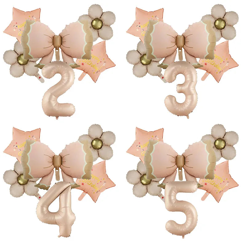 Butterfly Balloons 2 3 4 5th Birthday Decor for Girls Pink Butterfly Foil Balloons for Butterfly Themed Party Wedding  Decors Good Vibrations