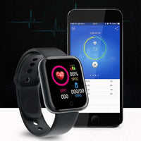 Smart Watches Fitness Bracelet Women Men Bluetooth Connected Phone Music Sports Bracelet Sleep Monitor Y68 Clock Smartwatch D20 Good Vibrations Adult Super Store