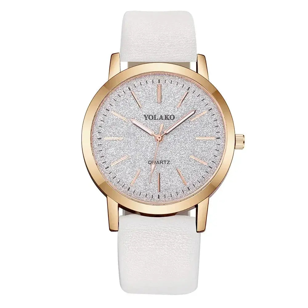 Women Watches Brand Luxury Fashion Ladies Watch Leather Watch Women Female Quartz Wristwatches Montre Femme Reloj Mujer Good Vibrations