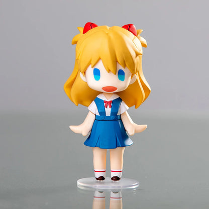 Evangelion Anime Figure Ayanami Rei Asuka Shinji Figurine Kawaii Car Decoration Collection Anime Peripheral Model Kid Toy Gift Good Vibrations