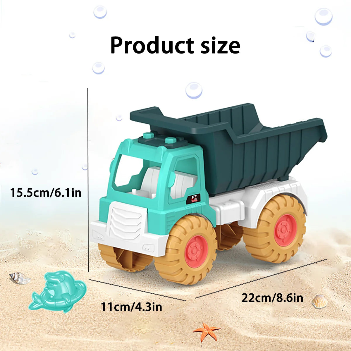Children's beach toy sets: shovels, beach buckets, funnel tools, summer outdoor water play toys for babies Good Vibrations
