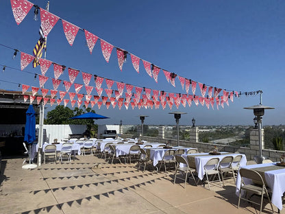 Western Cowboy Party Decorations 3 m Bandana Pennant Banner Wild West Decor Western Cowboy Themed Country Party Decor Supplies Good Vibrations