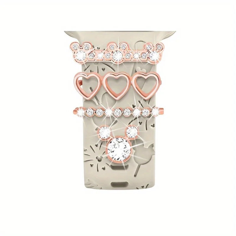 Adorable Cartoon-Themed Watch Strap Charms & Decorative Buckles for a Stylish Wristwear Upgrad Good Vibrations