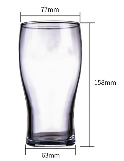 Personalized Custom Beer Mug Creative Transparent Glass Laser Engraved Pint Cup Wedding Party Favor Groomsmen Gift Good Vibrations