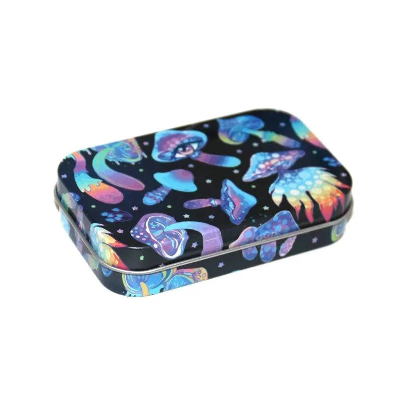 Tinplate Cigarette Case Tobacco Storage Box Humidor Rolling Paper Box Jewelry Candy Coin Key Organizer Flip Gifts Sealed Good Vibrations Adult Super Store
