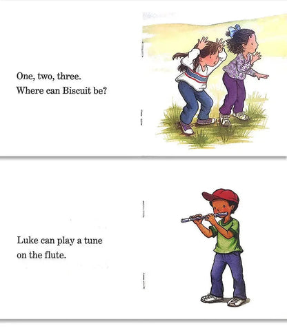 12 Books/set Biscuit Dog Series Picture Book Baby Kids English Cartoon Books Children Learn Words Educational Reading Book Good Vibrations