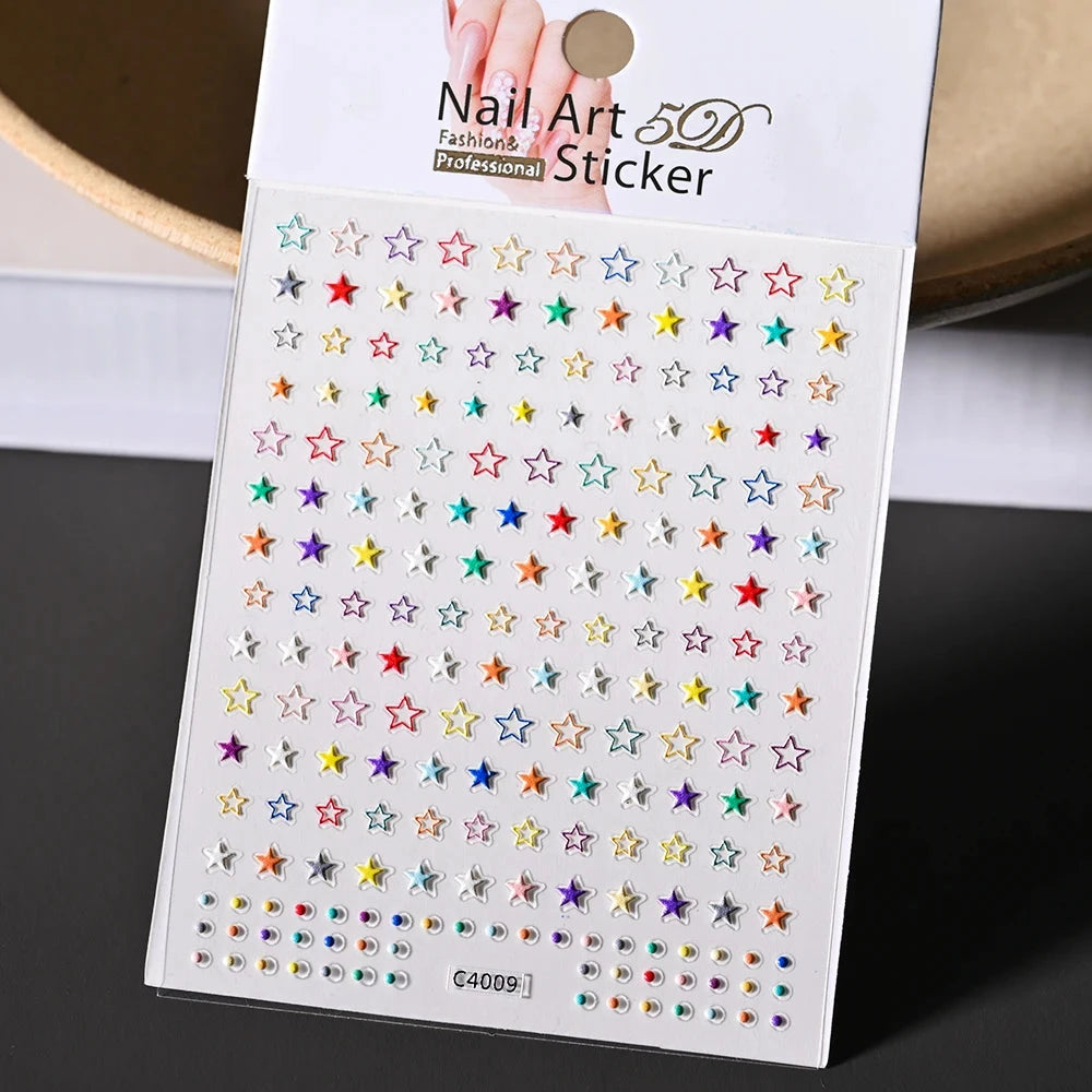 24 Pcs/box Children Cartoon Nail Tips Colorful Artificial Fake Nails for Cute Kids Girls Full Cover Short False Nail Art Kits* Good Vibrations