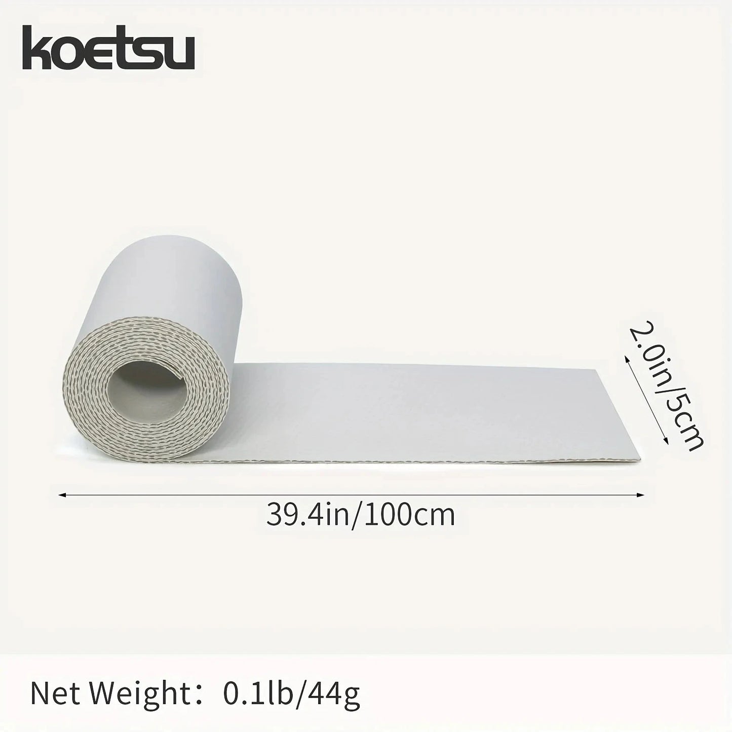 KOETSU Double-Sided PVC Middle Net 0.7mm 2" x 3.94" Kayak Repair Patch, Paddle Board Dinghy and Inflatable Boat Repair Patch
