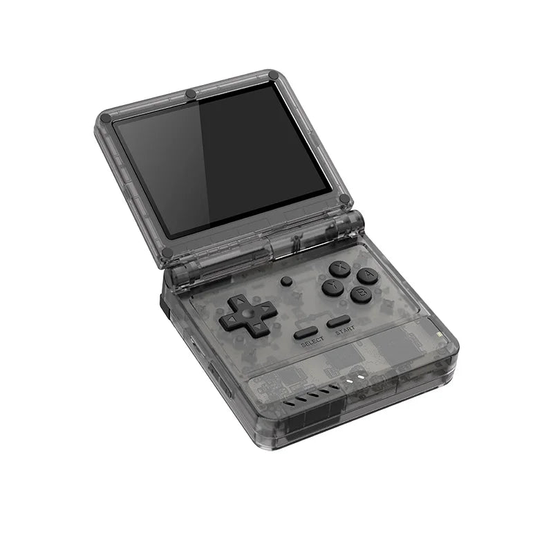 New Games V90s Retro Flip Handheld Game Player 3.5 inch Foldable Open-sourse Handheld Console Pocket Mini Video  Game Player Good Vibrations