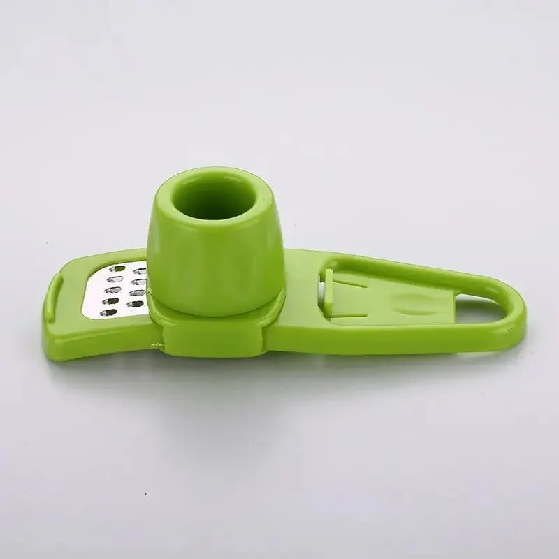 1 Pack Mini Garlic Grinder Creative Garlic Press Kitchen Garlic Mash Manual Garlic Mashing Green Kitchen Gadgets Good Vibrations