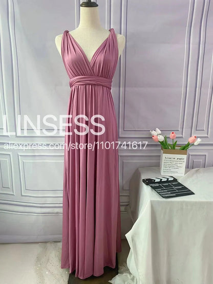 Multiway Maxi Dress Bridesmaid Dress Infinity Cocktail Dress Floor Length Bridesmaid Dress Maxi Dress for Bridesmaid Gifts Good Vibrations