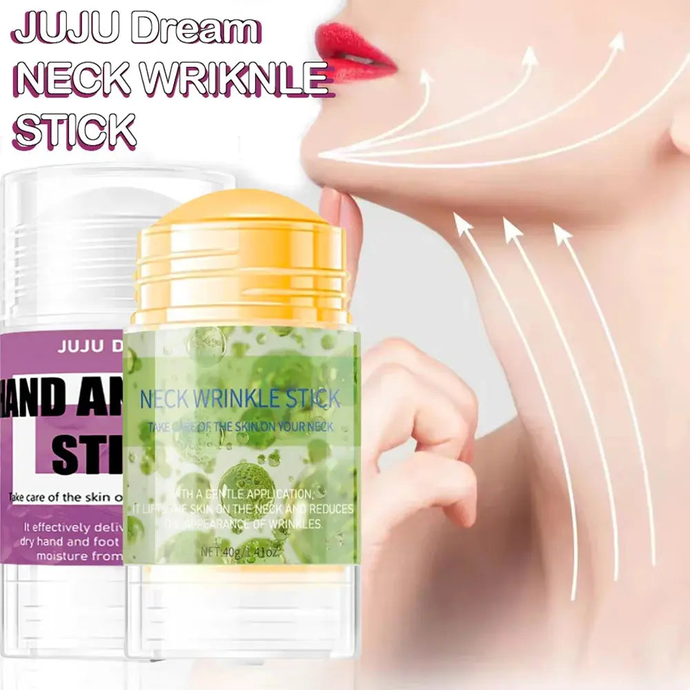Neck Wrinkle Stick – Neck & Hand Care, Gentle & Low-Irritation, Whitening, DIY Skincare, Certified, Unisex, For All Skin Types Good Vibrations