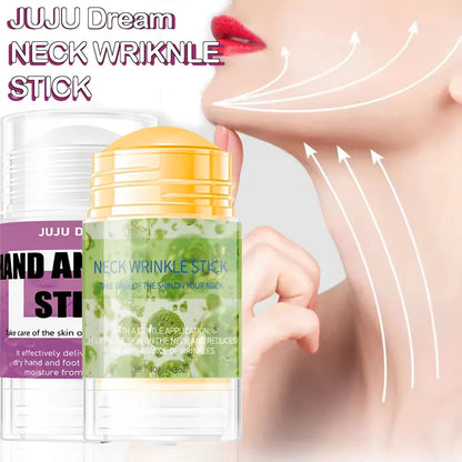 Neck Wrinkle Stick – Neck & Hand Care, Gentle & Low-Irritation, Whitening, DIY Skincare, Certified, Unisex, For All Skin Types Good Vibrations