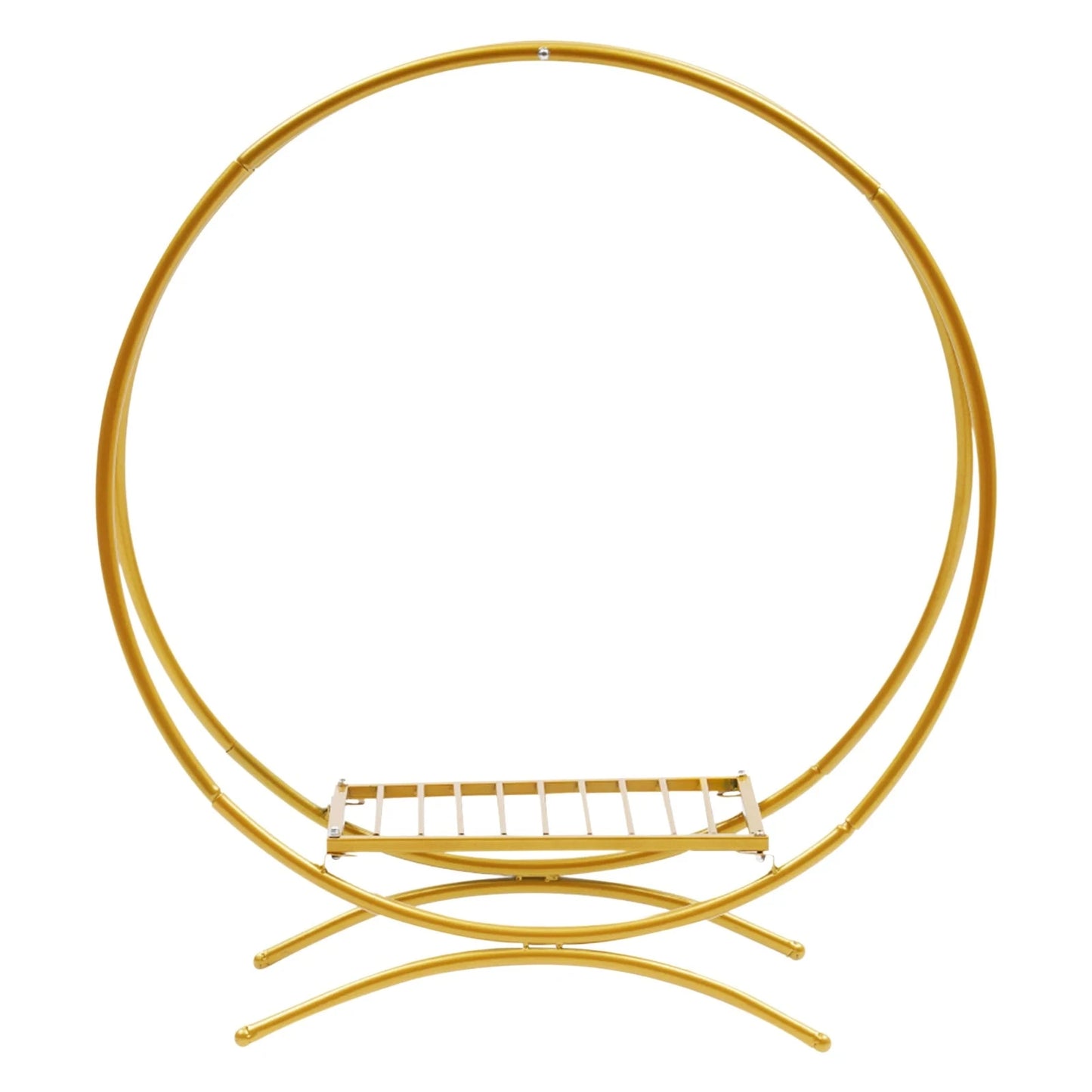 Gold 80cm Wedding Cake Stand Flower Stand Floral Hoop Wedding Decor Good Vibrations