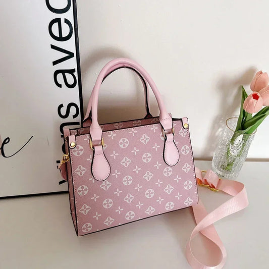 Classic Elegant Leather Handbag For Women Luxury Designer Crossbody Bag Versatile Shoulder Tote Purse Stylish Ladies Messenger Good Vibrations