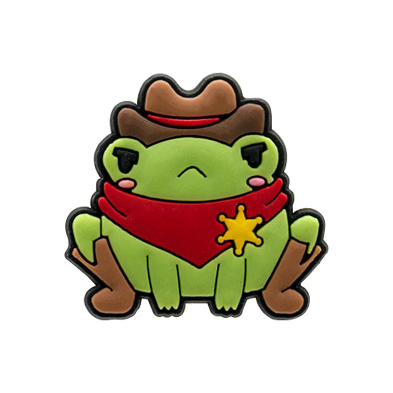 1/11pcs Cowboy Cowgirls Style Shoe Charms for Women Girls, Cactus Shoe Charms Decorations Accessories Pins for Kids,Clog Buckles Good Vibrations