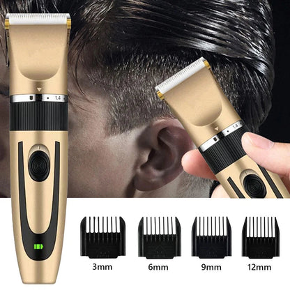 Electric Hair Trimmer Shaver Home Trimmers for Men Hair Clipper Professional Rechargeable Shavers Barber hair Cutting Machine Good Vibrations