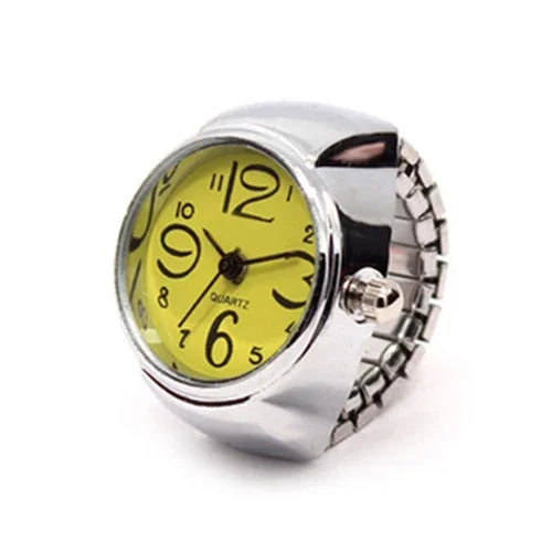 Fashion Rings Finger Watches for Women Men 2025 Fashion Party Quartz Watches Unisex Couple Rings Jewelry Gifts Good Vibrations