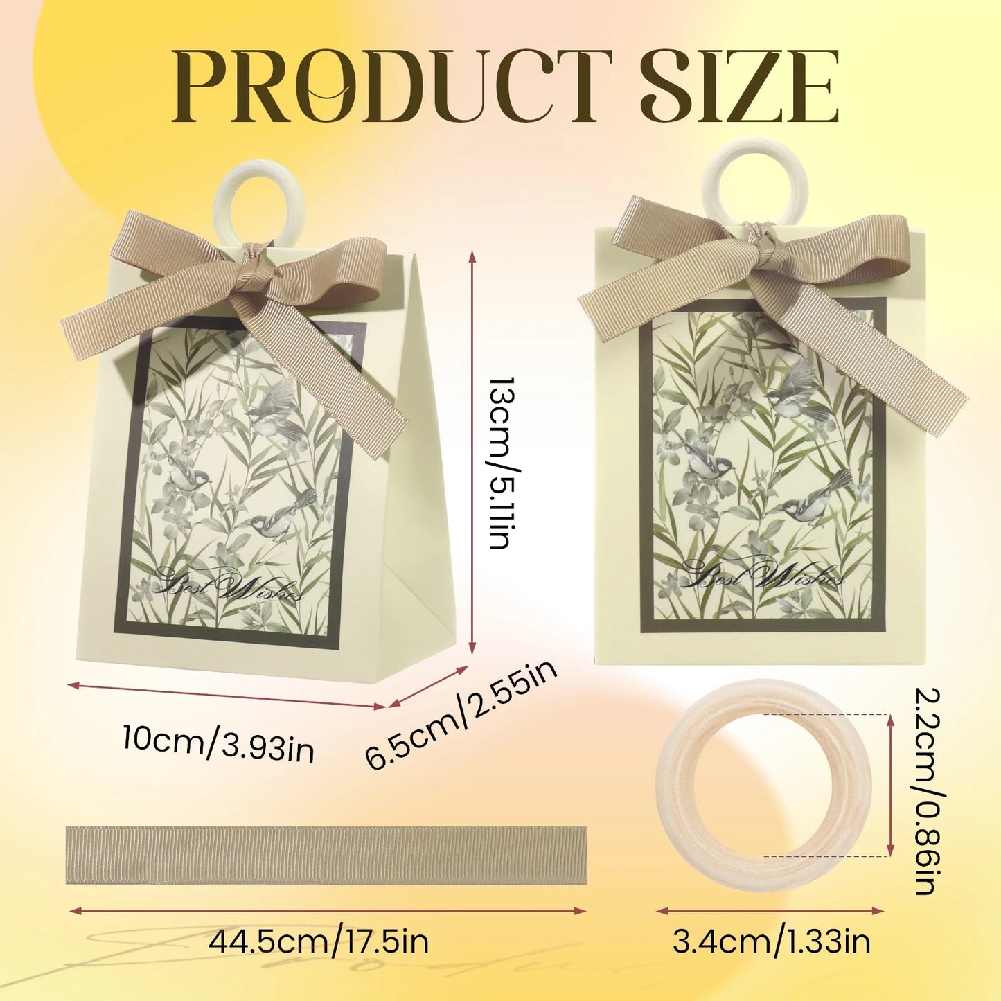 DIY Favors Birthday Party Jelwery Gift Packing Box Flowers Birds and Forest Wedding Candy Box with Wooden Ring Empty Paper Boxes Good Vibrations