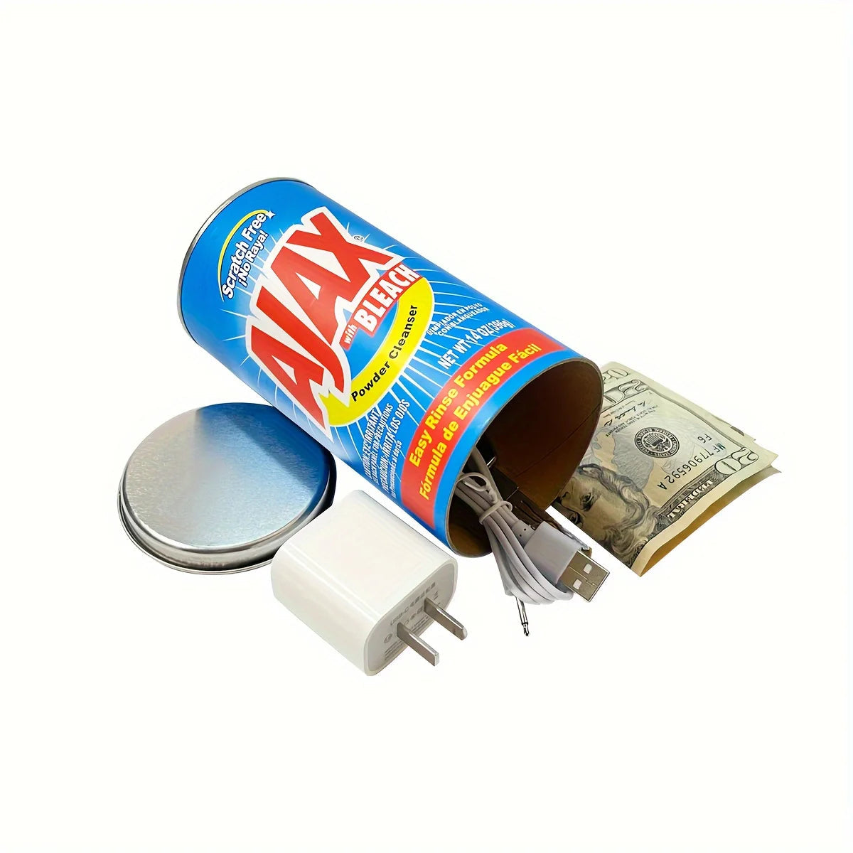 Can Stash  Diversion Safe with Huge Hidden Compartment for Cash and Valuables and Keys Good Vibrations Adult Super Store