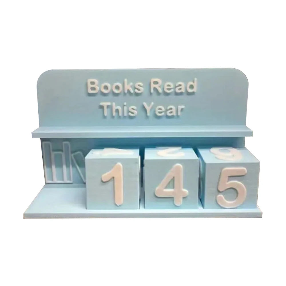 Books Read This Year Counting Ornaments 3D Printed Book Read Tracker Library Decor Ornament for Teachers Writers Library Lovers Good Vibrations