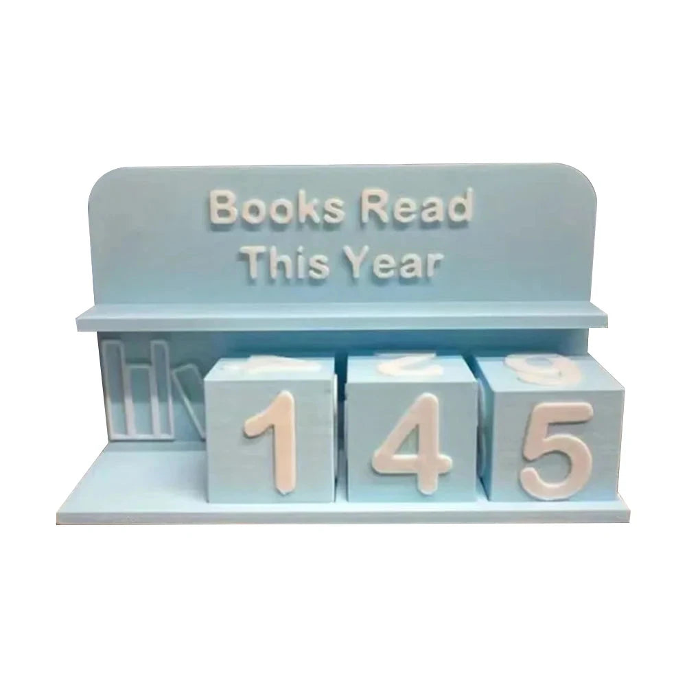 Books Read This Year Counting Ornaments 3D Printed Book Read Tracker Library Decor Ornament for Teachers Writers Library Lovers Good Vibrations