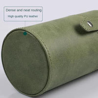 PU Leather Travel Empty Cosmetic Brushes Pen Holder Makeup Artist Bag Brushes Organizer Make Up Tools Good Vibrations