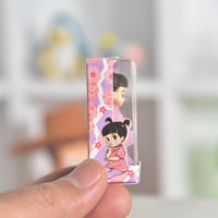 Disney Pixar Cartoon Monsters University 5cm BOO Action Figure Toys Gift for Kids Kawaii Girl Boo Figure Doll With Box Good Vibrations