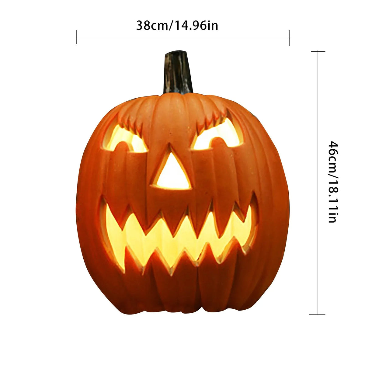 Party Decoration Diy Ornament Holiday Decor Halloween Led Pumpkin Light Jack O Lantern Spooky Carved Pumpkin Lamp 2026 Home Yard Good Vibrations