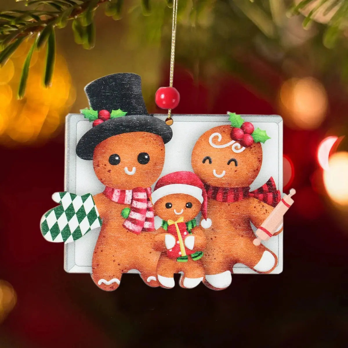 Christmas Wooden Gingerbread Man Xmas Tree Hanging Ornaments Christmas Decor For Home 2024 Cristmas Xmas Gifts Navidad New Year Good Vibrations