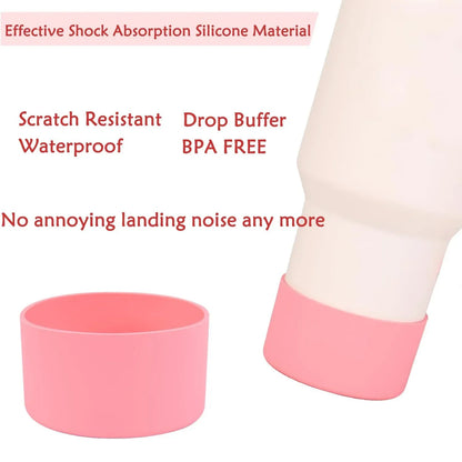 10PCS Accessories Set for Stanley Cup, 2 Straw and Brush and 1 Flower Charm Chain 3 Spill Proof Stopper Flowers Straw Cover Boot Good Vibrations