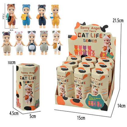 1/4/6/9PCS Random Blind Box Sonny Angel Life Action Figures Toys Dolls Fans Children Gifts Good Vibrations
