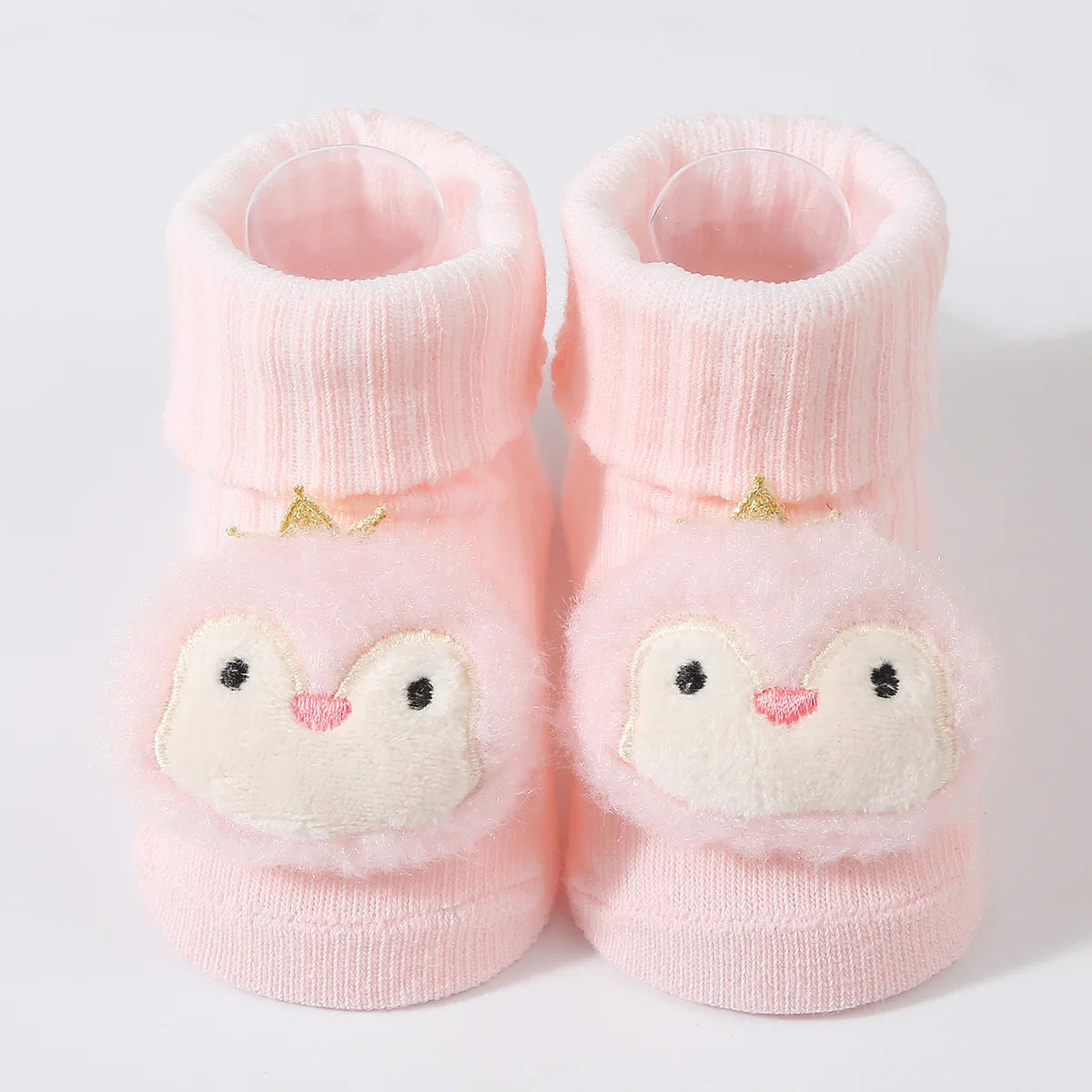0-6 Months Socks for Newborns Baby Girls Boys Soft Cotton Socks Spring Autumn Cute Cartoon Animal Doll Infant Floor Sock Good Vibrations