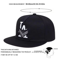 Unisex Los Angeles Embroidery Hip-hop Hats Spring Autumn Outdoor Adjustable Casual Baseball Caps Trucker Caps Sunscreen Hat Good Vibrations