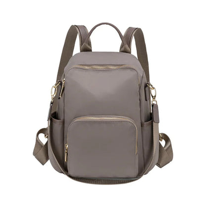 Women Backpack Fashion All-match Oxford Cloth Lady Business Travel Leisure Canvas Bag Girl Large-capacity Anti-theft Schoolbag Good Vibrations