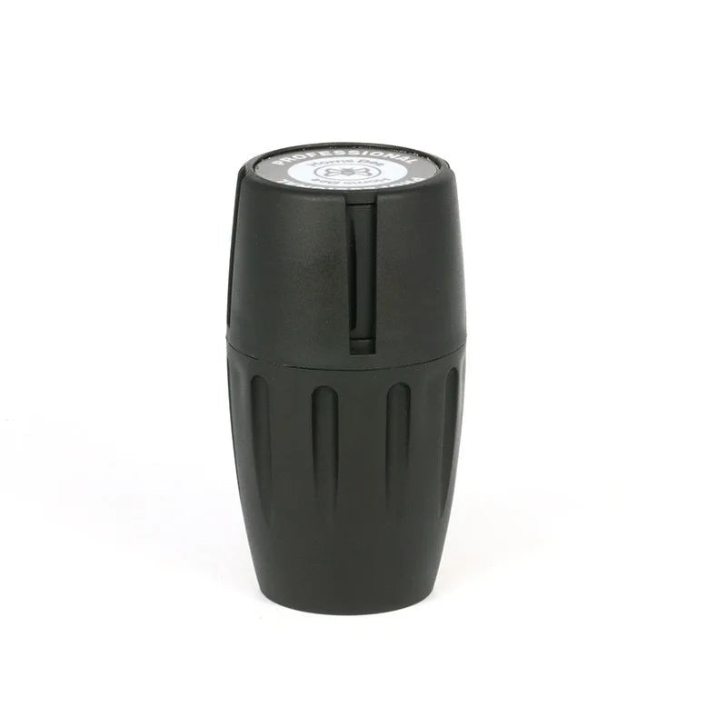 2 in 1 Wine Barrel Shaped Tobacco Grinder with Hemp Storage Jar Portable 45*81mm Manual Herb Crusher Smoking Accessory Good Vibrations