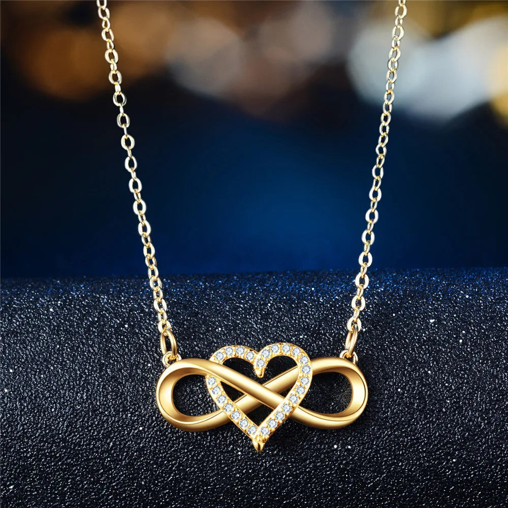 925 Sterling Silver AAA Zircon Necklace Chain High Quality Fashion Jewelry For Women Men Wedding Birthday Party Gift Good Vibrations
