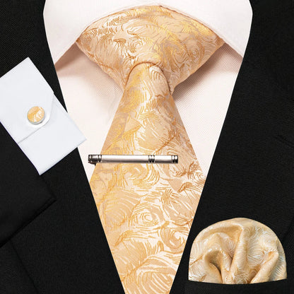 8cm Silk Mens Ties Green Black Ties plaid stripe NeckTie Pocket Square Cufflinks Tie clips Set Men's Wedding business Party Tie Good Vibrations