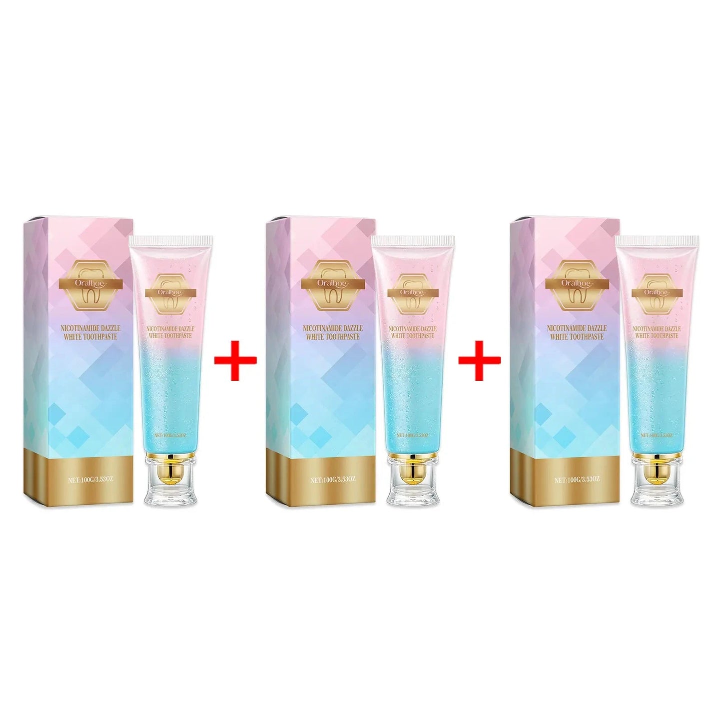 Nicotinamide Teeth Brightening Toothpaste Fresh Breath Deeply Cleaning Hygiene Removing Plaque Stains Oral Care Toothpastes 100g Good Vibrations