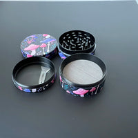 2" Mushroom Herb Grinder Cute Mushrooms Design Girly Gift 4-Piece Design with Pollen Catcher Good Vibrations Adult Super Store
