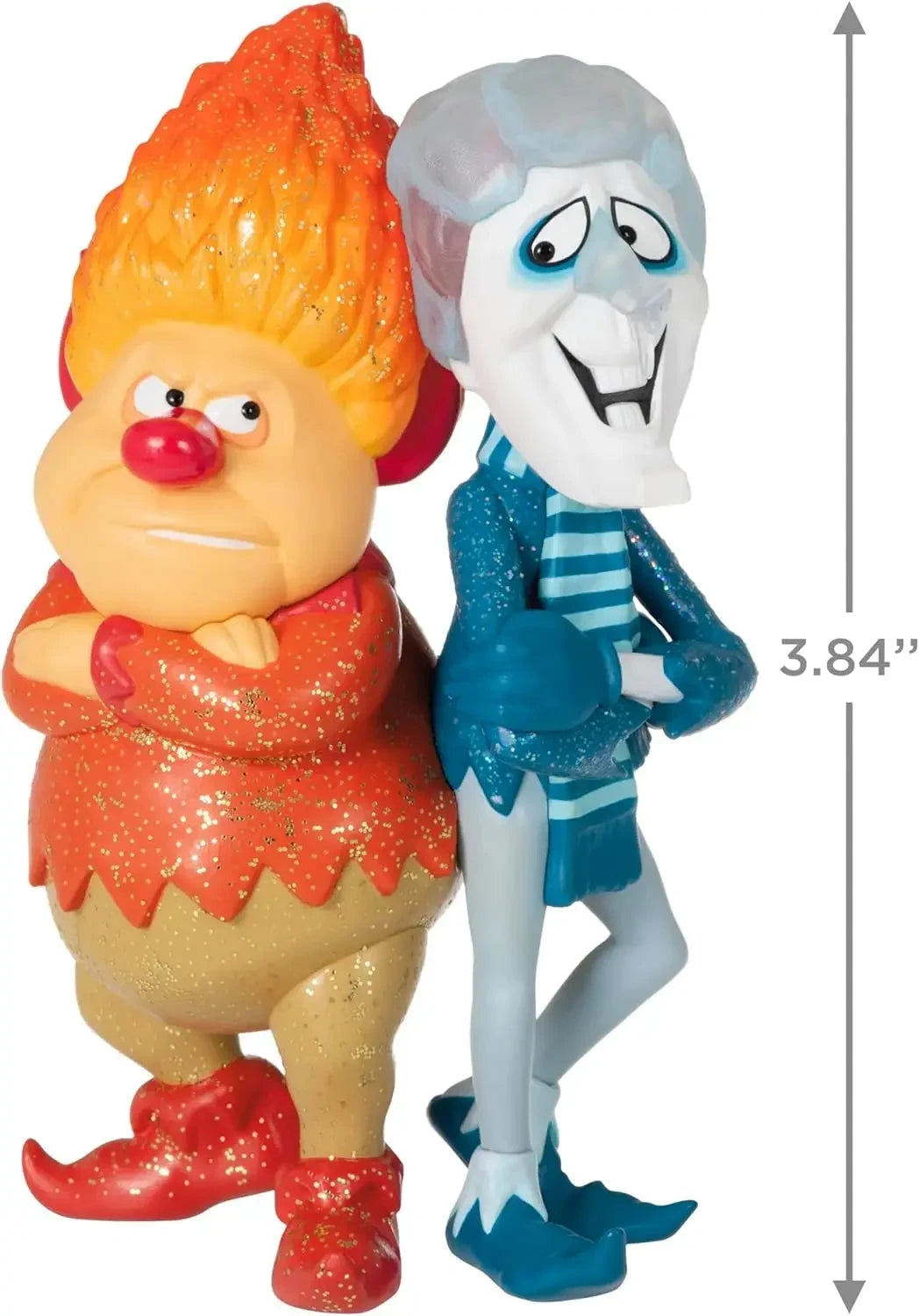 Christmas Ornament, The Year Without a Santa Claus Snow Miser Heat Miser, Funny Christmas Movie Gifts Good Vibrations